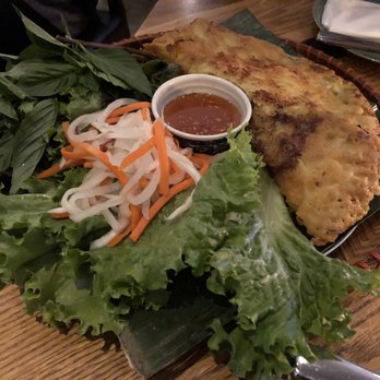 Anh and Chi - Banh xeo Vietnamese crepe $21 - Vietnamese Near Me - Vancouver, British Columbia