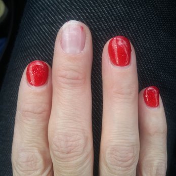 Polished NailBar - GEL pealed after 6 DAYS on natural nail, now is so thin after Dremel tool. - Nail Salons Near Me - Bakersfield, California
