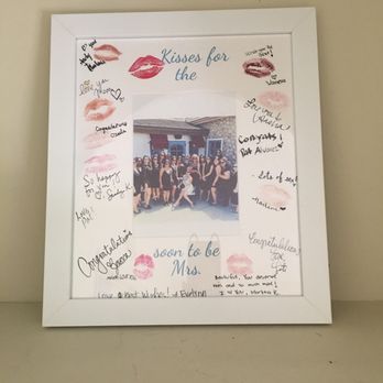 Best Framing - Here's a pic of my "Kisses for the soon to be Mrs " frame. This was much better that a guest book. - Framing Near Me - Costa Mesa, California Best Framing - Here's a pic of my "Kisses for the soon to be Mrs " frame. This was much better that a guest book. - Framing Near Me - Costa Mesa, California