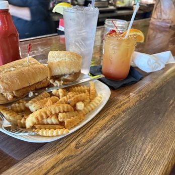 HogsHead Cafe - Hurricane drink with Hot Cat - Barbeque Near Me - Richmond, Virginia
