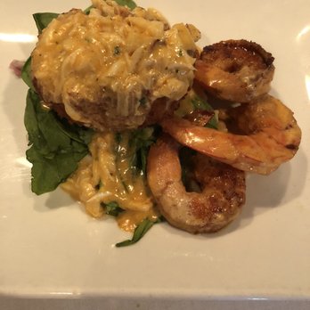 Tisha's Cape May - Pepper shrimp and crab cake - Seafood Near Me - Cape May, New Jersey Tisha's Cape May - Pepper shrimp and crab cake - Seafood Near Me - Cape May, New Jersey