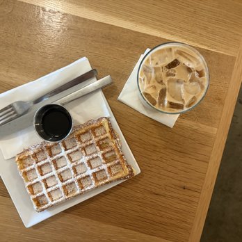 The Mill - Waffle and Caramel Iced Latte - Coffee & Tea Near Me - Sacramento, California The Mill - Waffle and Caramel Iced Latte - Coffee & Tea Near Me - Sacramento, California
