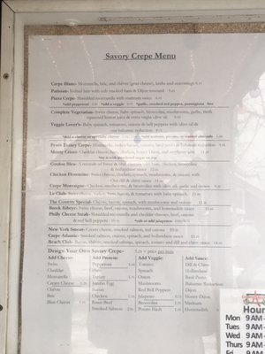 Menu photo 6 Crepes A La Cart Kitchen Breckenridge, CO