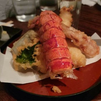 Yopparai - Assortment of 5 types of tempura plus 1 lobster - Izakaya Near Me - New York, New York Yopparai - Assortment of 5 types of tempura plus 1 lobster - Izakaya Near Me - New York, New York