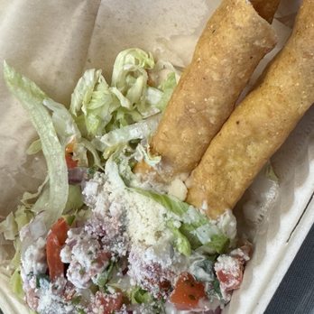 Chicana - Taquitos (there's 3 I ate one whoops) - Vegan Near Me - Fullerton, California Chicana - Taquitos (there's 3 I ate one whoops) - Vegan Near Me - Fullerton, California