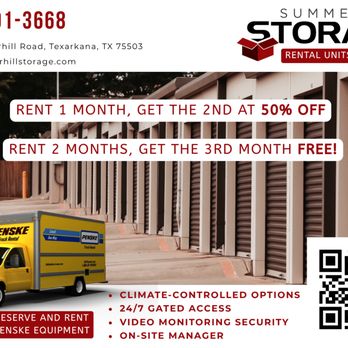 Summerhill Storage - Self Storage Near Me - Texarkana, Texas