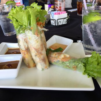 Old Saigon Cafe - Old Saigon spring rolls (with crab meat and mango) - Vietnamese Near Me - Houston, Texas Old Saigon Cafe - Old Saigon spring rolls (with crab meat and mango) - Vietnamese Near Me - Houston, Texas