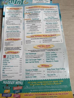 Menu photo 6 LuLu's Gulf Shores Gulf Shores, AL Menu photo 6 LuLu's Gulf Shores Gulf Shores, AL