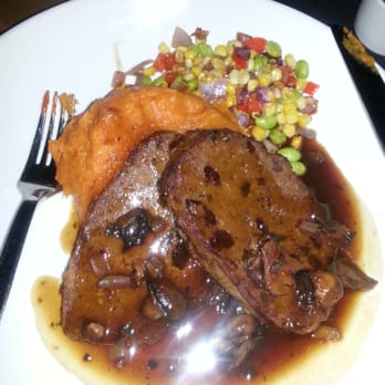 Farmer's Table - Bison and cranberry meatloaf with garnett yams and edamame succotash! - Desserts Near Me - Boca Raton, Florida Farmer's Table - Bison and cranberry meatloaf with garnett yams and edamame succotash! - Desserts Near Me - Boca Raton, Florida