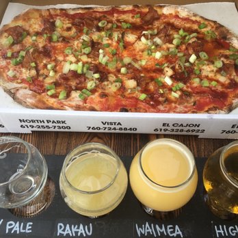 Harland Brewing - One Paseo - BBQ chicken pizza from Urbn delivered to Harland - Beer Bar Near Me - San Diego, California Harland Brewing - One Paseo - BBQ chicken pizza from Urbn delivered to Harland - Beer Bar Near Me - San Diego, California