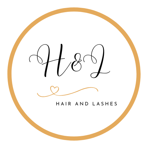 H and L Hair and Lashes Logo