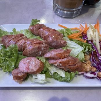 Thai Garden Restaurant - E-Sarn sausage appetizer - Thai Near Me - Moreno Valley, California Thai Garden Restaurant - E-Sarn sausage appetizer - Thai Near Me - Moreno Valley, California