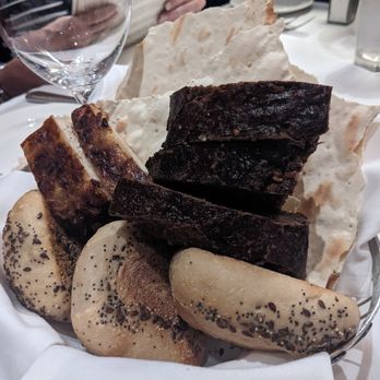 The Capital Grille - Massive bread basket at Capital Grille, Boca - Steakhouses Near Me - Boca Raton, Florida