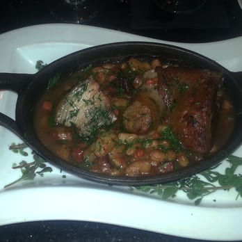 Bellamy's Restaurant - "Andre Ponsaty" Cassoulet; pork belly and sausage, in tarbais beans. - New American Near Me - Escondido, California