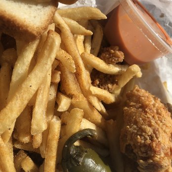 Rudy's Chicken - Chicken strips fries peppers bread and sauce - Chicken Wings Near Me - Dallas, Texas Rudy's Chicken - Chicken strips fries peppers bread and sauce - Chicken Wings Near Me - Dallas, Texas