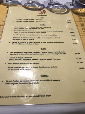 Menu photo 1 Park Café Wemmel, VBR Menu photo 1 Park Café Wemmel, VBR