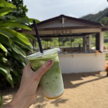 Lucky's - Honey lilikoi matcha - Coffee & Tea Near Me - Haleiwa, Hawaii Lucky's - Honey lilikoi matcha - Coffee & Tea Near Me - Haleiwa, Hawaii