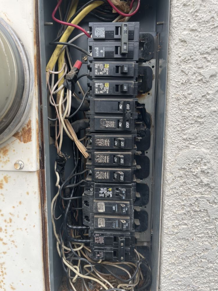 Slide of Black Wire Electric