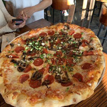 Philomena - Mushroom pizza with pepperoni - Pizza Near Me - Oakland, California Philomena - Mushroom pizza with pepperoni - Pizza Near Me - Oakland, California