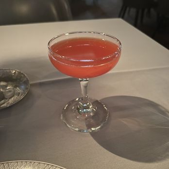 Maple & Ash - Swarm mocktail(camomile tea with strawberry lemonade) - Steakhouses Near Me - Chicago, Illinois