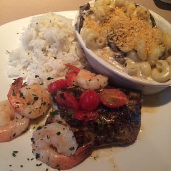 Bonefish Grill - One of the specials for the night. Snapper with shrimp scampi, side of rice and truffle Mac and cheese. - Seafood Near Me - Indianapolis, Indiana Bonefish Grill - One of the specials for the night. Snapper with shrimp scampi, side of rice and truffle Mac and cheese. - Seafood Near Me - Indianapolis, Indiana