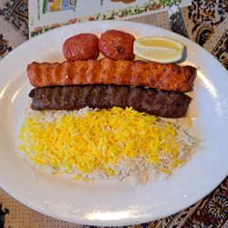 Koobideh. Top one is chicken. Bottom one is beef.