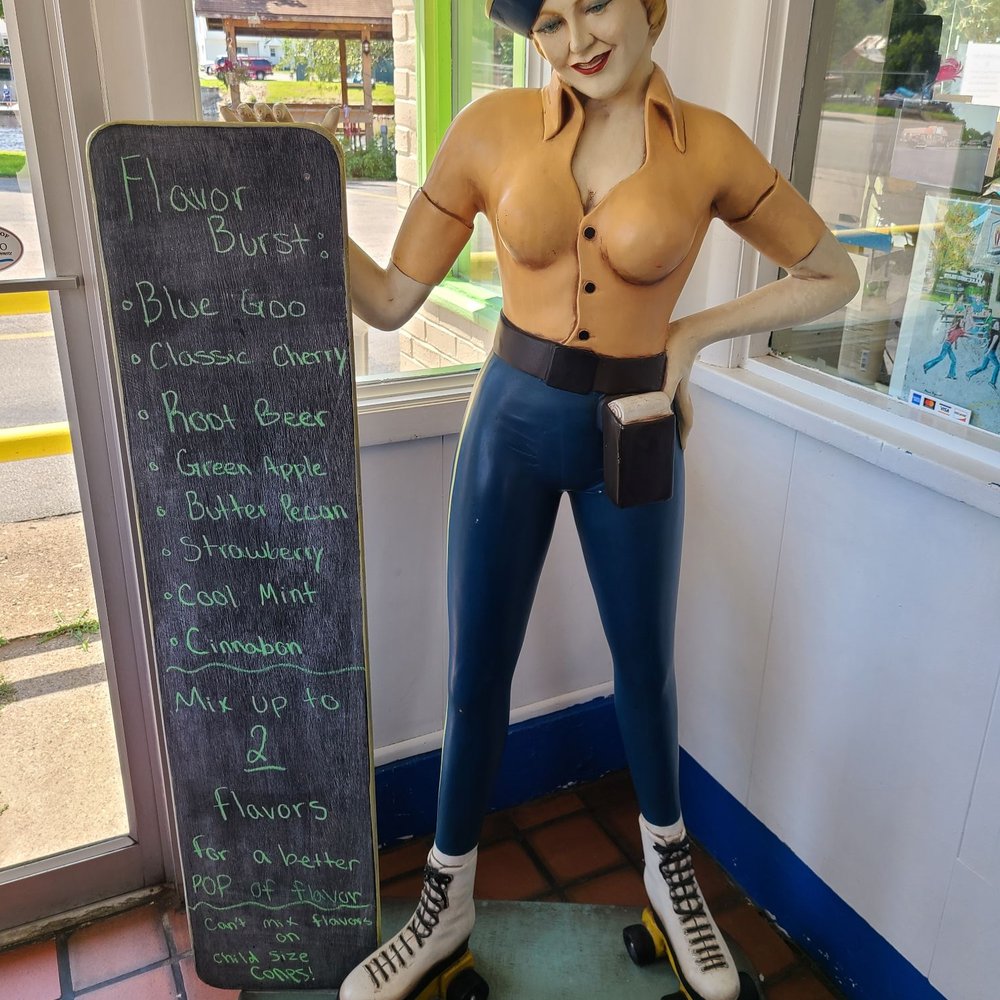 Shake A Burger - Cool statue inside - Fast Food Near Me - Oconto, Wisconsin Shake A Burger - Cool statue inside - Fast Food Near Me - Oconto, Wisconsin