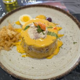 Causa rellena de pollo. Causa rellena de pollo.