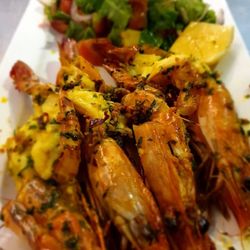 AIR BP Italia - King prawns  Blue Marlin Beach Resort, Diani Beach, Kenya
