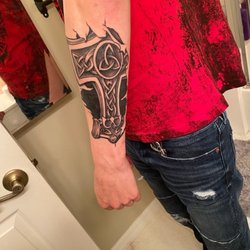 Foolish Pride Tattoo - Mjolnir (Thor's Hammer)