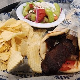 Street gyro- burnt and cold Street gyro- burnt and cold