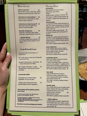 Menu photo 6 Las Fuentes Restaurant Morton Grove, IL