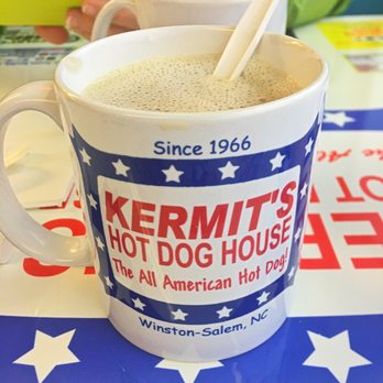 Kermit's Hot Dog House - You do know to make a fakeaccino right? - Hot Dogs Near Me - Winston Salem, North Carolina