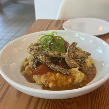 The Green House Restaurant - Mushroom 'n grits - Vegan Near Me - Wilmington, North Carolina The Green House Restaurant - Mushroom 'n grits - Vegan Near Me - Wilmington, North Carolina