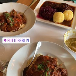 Putto - Goulash and braised beef in wine sauce with potatoes