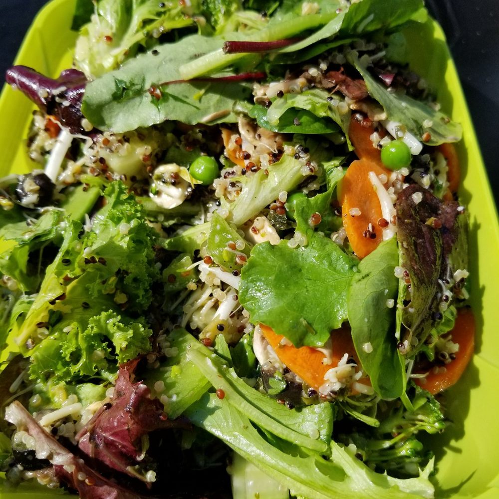 Salata - Small salad which was pretty big. Spring mix, a lot of fresh veggies, and quinoa. Delicious! - Salad Near Me - Austin, Texas Salata - Small salad which was pretty big. Spring mix, a lot of fresh veggies, and quinoa. Delicious! - Salad Near Me - Austin, Texas