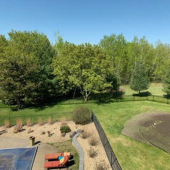 Jesse's Yard Work - a view of the backyard - Snow Removal Near Me