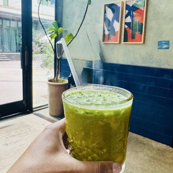 Mañana - Mango sticky rice matcha - Coffee & Tea Near Me - Austin, Texas