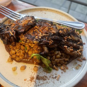 Mediterranean Exploration - Mushroom with risotto- do not order. Sweet with cinnamon yuck - Mediterranean Near Me - Portland, Oregon Mediterranean Exploration - Mushroom with risotto- do not order. Sweet with cinnamon yuck - Mediterranean Near Me - Portland, Oregon