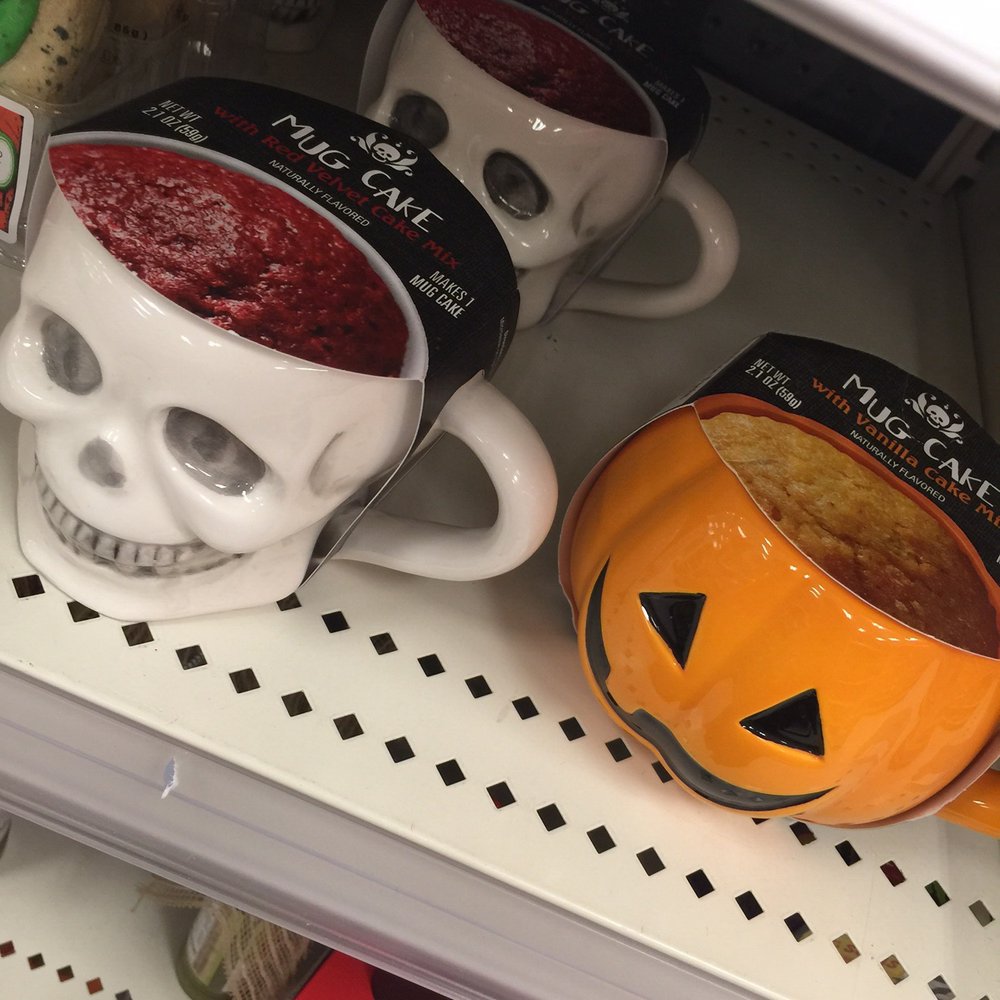 Target - Cake in a mug! Love the skeleton with red velvet "brains" - Department Stores Near Me - Kapolei, Hawaii Target - Cake in a mug! Love the skeleton with red velvet "brains" - Department Stores Near Me - Kapolei, Hawaii
