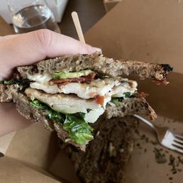 Grilled chicken sandwich