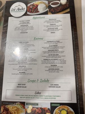 Menu photo 3 Los Andes Restaurant Jacksonville, FL Menu photo 3 Los Andes Restaurant Jacksonville, FL