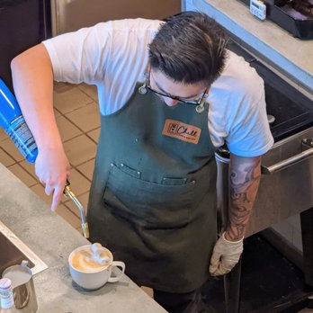 Chill Coffee and Wine Bar - The seasonal Hot Toasted Marshmallow Latte - Coffee & Tea Near Me - Arlington, Texas