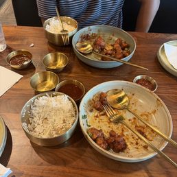 *New* Korean Chicken + Steamed White Rice *New* Korean Chicken + Steamed White Rice