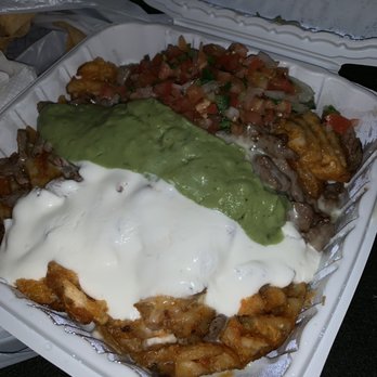 Taqueria La Perla - Carne asada waffle fries - Mexican Near Me - Pacifica, California Taqueria La Perla - Carne asada waffle fries - Mexican Near Me - Pacifica, California