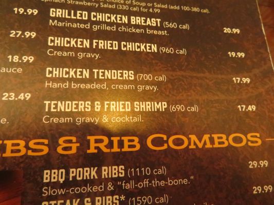 Menu photo 1 Saltgrass Steak House Houston, TX Menu photo 1 Saltgrass Steak House Houston, TX