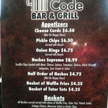 The Barcode Bar and Grill - some snacks - American Near Me - Sioux Falls, South Dakota