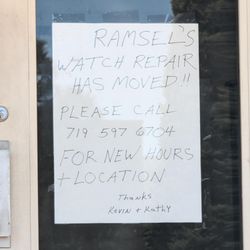 Ramsel Watch & Jewelry Repair - We moved, but won't tell you to where!