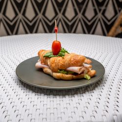 Wise Town Cafe - Avian Croissant Sandwich, on our freshly baked croissant