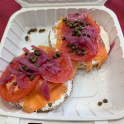 Seize the Bagel - Lox specialty sandwich!